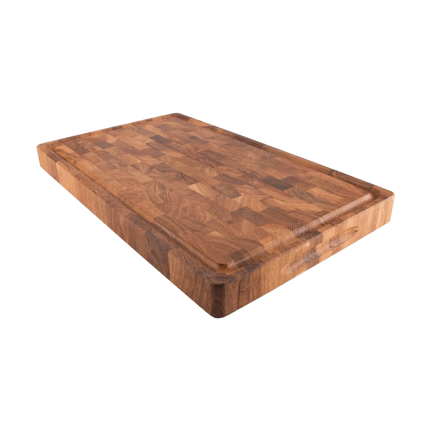 Culimat Schneidebrett Eiche Stabverleimt mit Rinne 40×25 cm