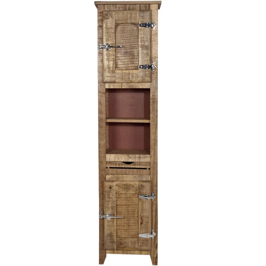 Schrank Fiori Beige Holz 46 cm 187 cm - Farbe: natur