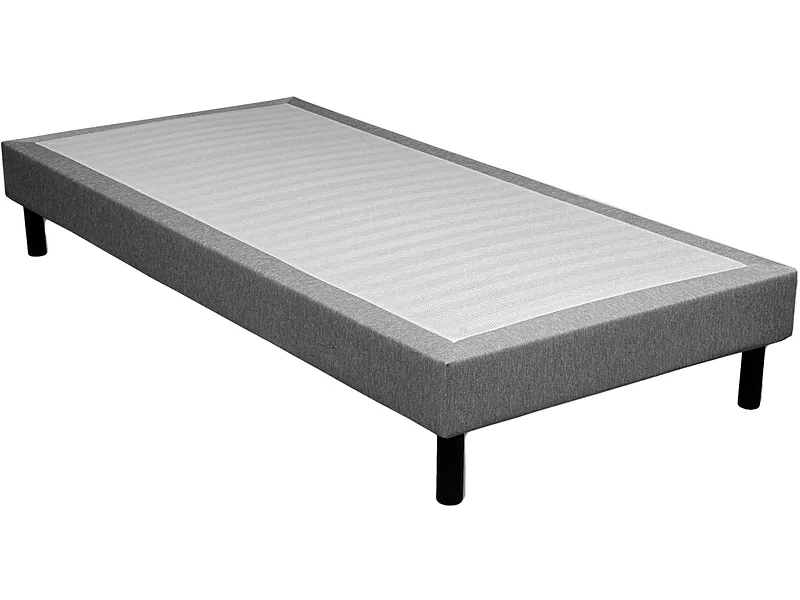 Gepolsterter Lattenrost CELESTA CONFORT KIT grau meliert 90x200cm Hart
