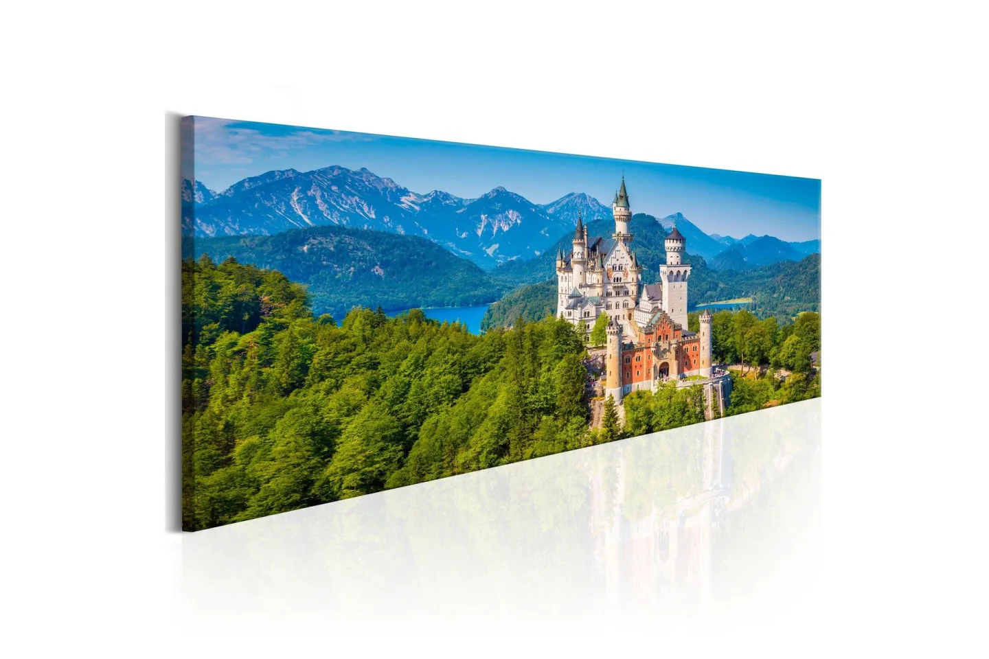 Tavla Magic Places Neuschwanstein Castle 150x50 cm -
