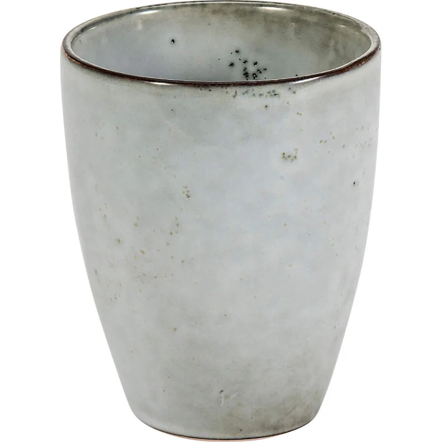 Becher Artisan Grün Steingut