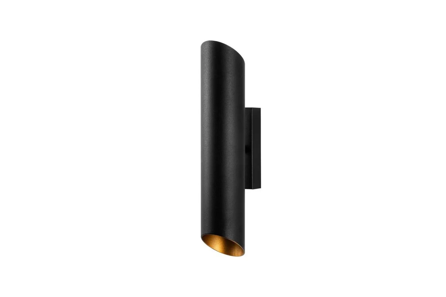 Vägglampa Loraford Svart / Rany - Guld/Svart
