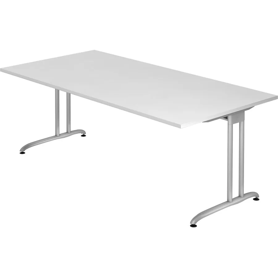 Schreibtisch Office weiss Holzwerkstoff B 200 T 100 cm