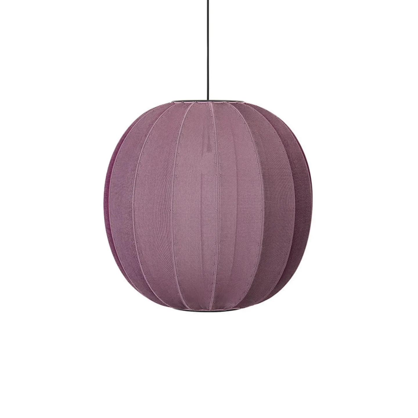 Knit-Wit 60 Round Pendel Burgundy - Made By Hand - Soveværelse - Aluminium