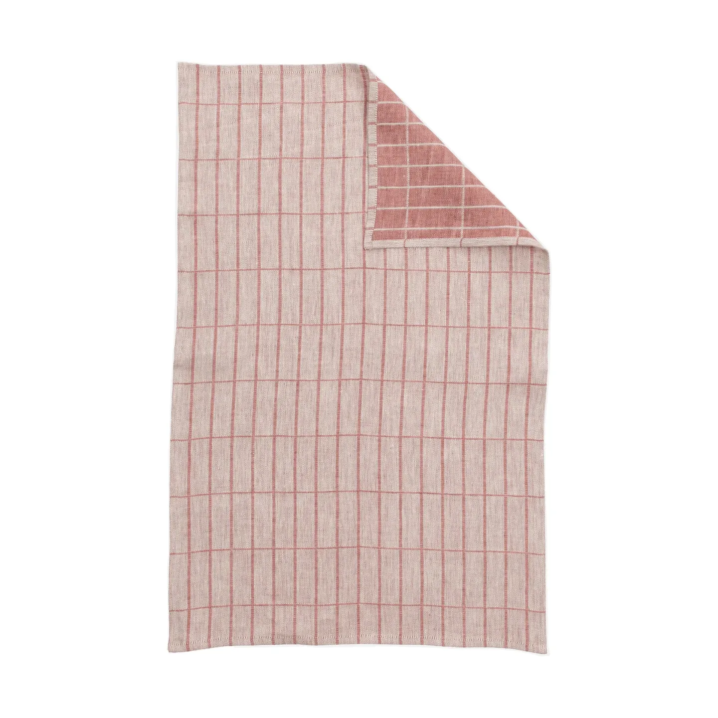 Marimekko Tiiliskivi Geschirrtuch 47 x 70 cm Off white-chestnut