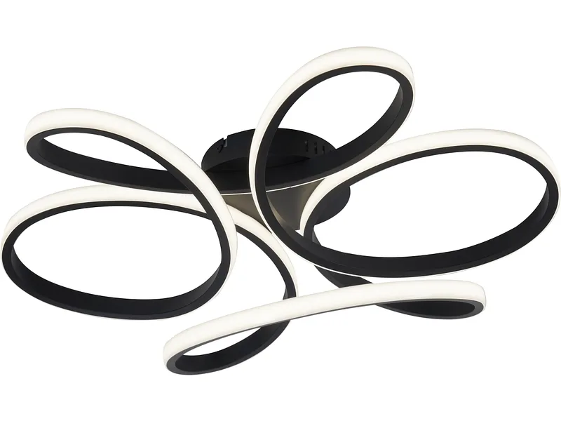 Deckenlampe LED HAKAN 60cm 30W schwarz