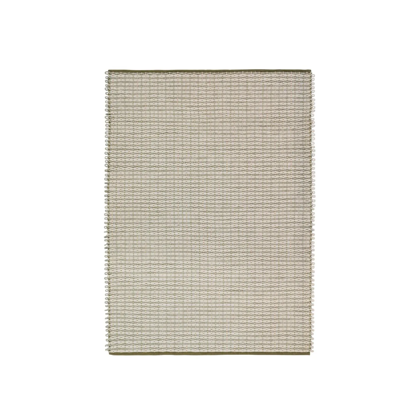 HEM - Rope Rug Medium - Seaweed - Bomullsmattor - Pauline Deltour - Grön,Vit - Bomull/Syntetiskt