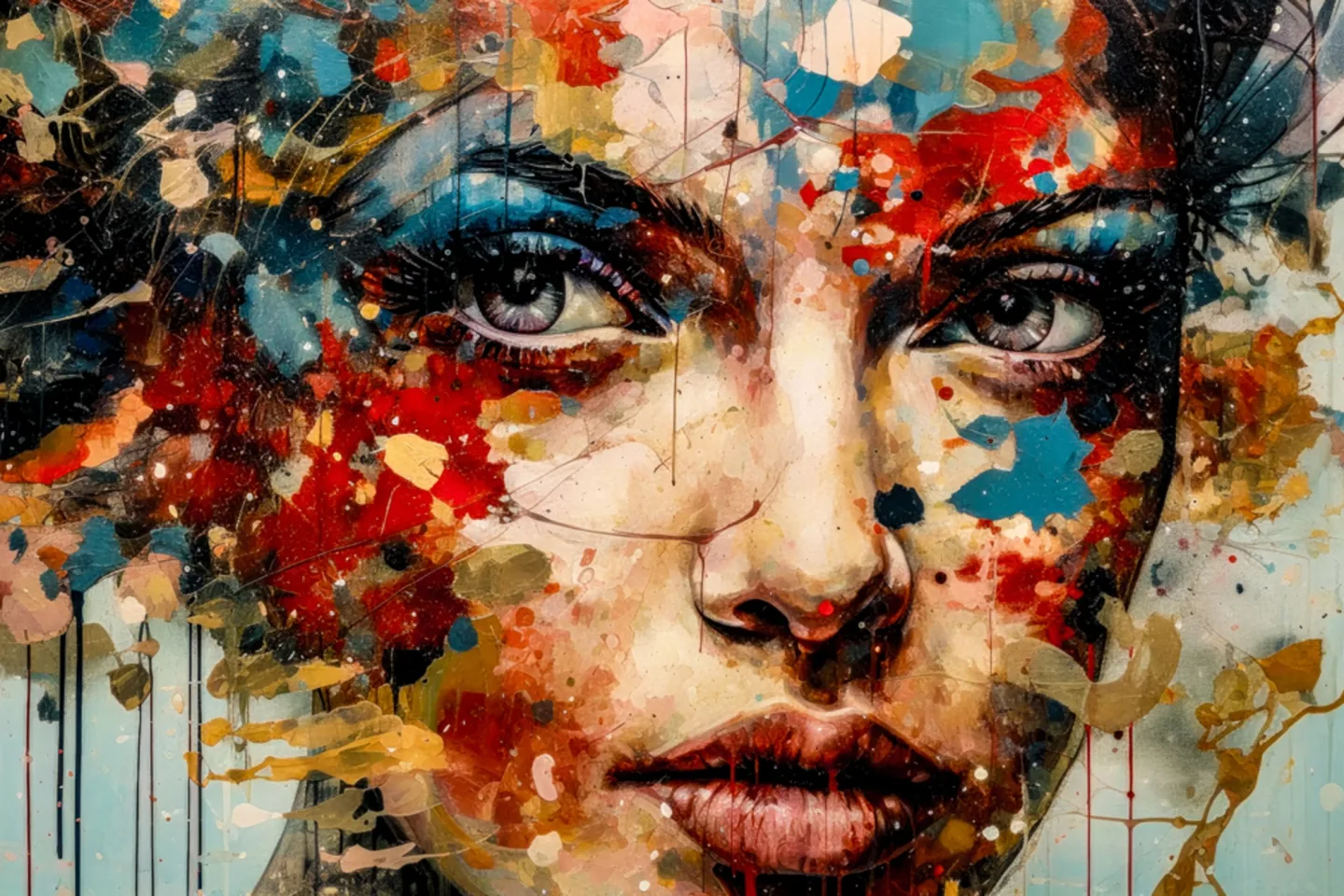 image LAND Acrylglasbild Eyes in Colour | Schubiger Möbel