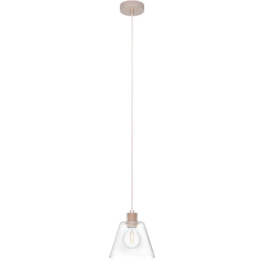 Eglo Pendellampe Copley Roségold Aluminium/Stahl 20 cm 110 cm