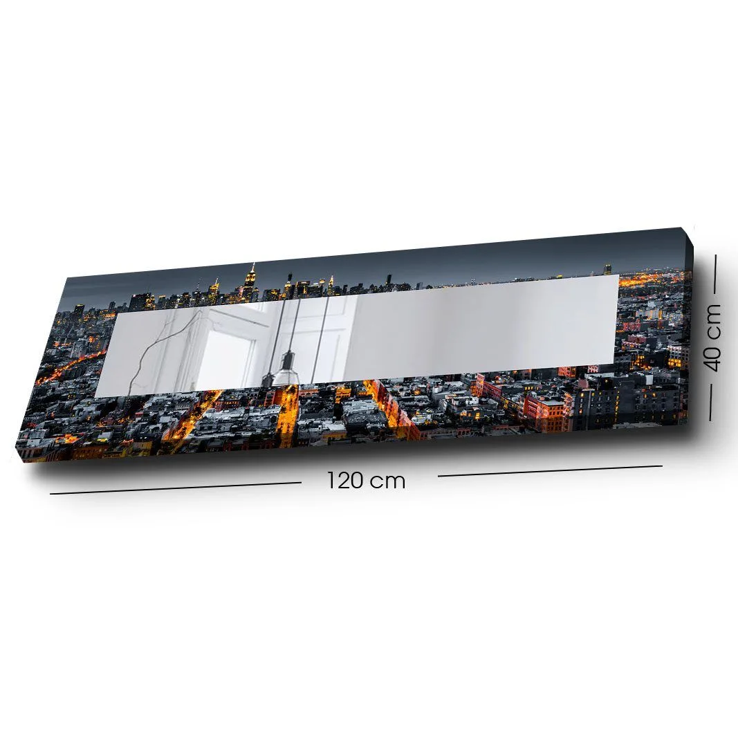 Dekorspegel 40x120 cm - Flerfärgad