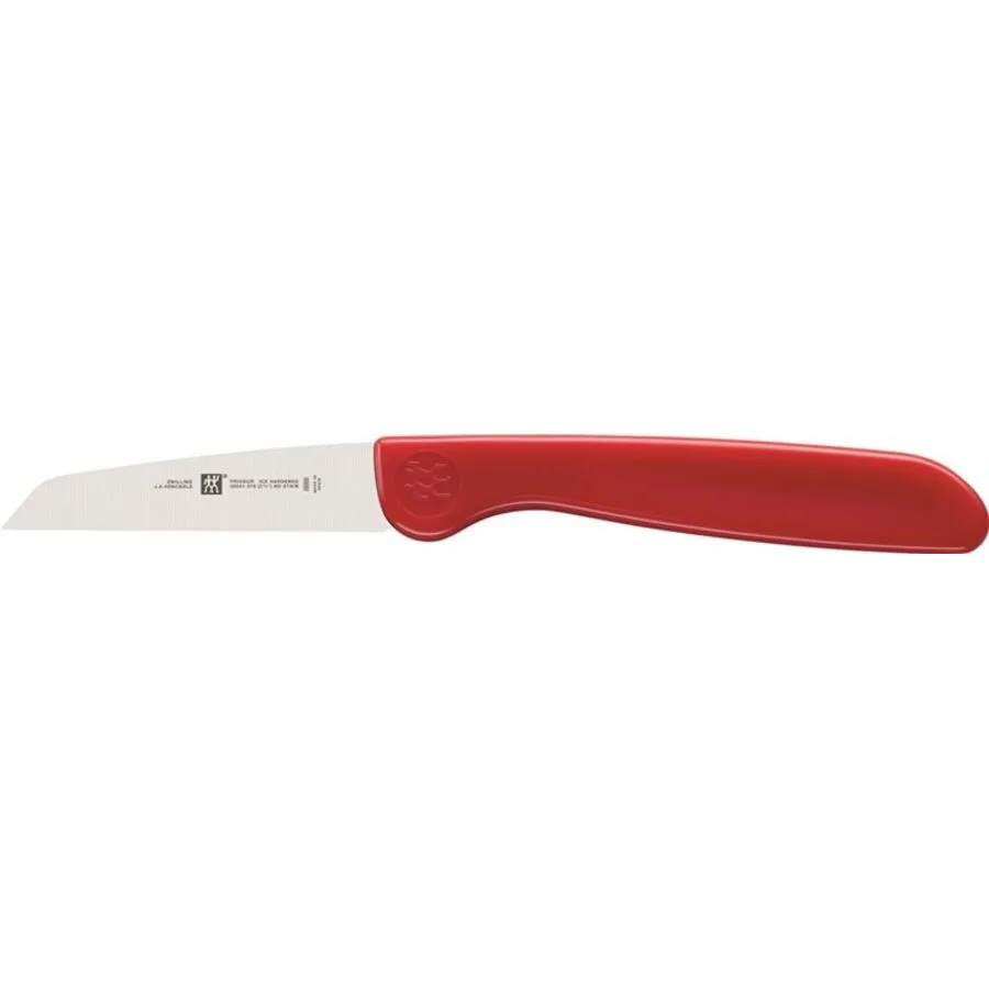 Messer Zwilling rot Spezialstahl/Kunststoff 7 cm