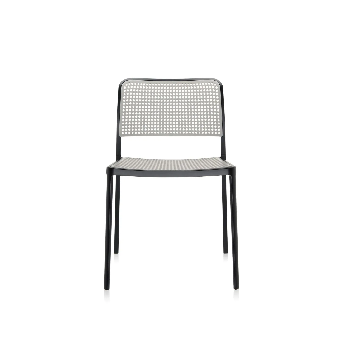 Kartell - Audrey Chair 5875, Black/Light Grey - Matstolar - Piero Lissoni - Svart - Metall/Syntetiskt