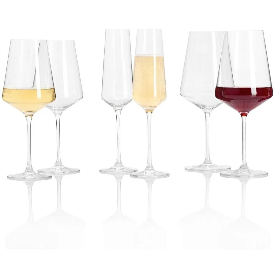 Weingläser-Set Leonardo transparent Kristallglas H 26 cm 0.75 l 18 Stk
