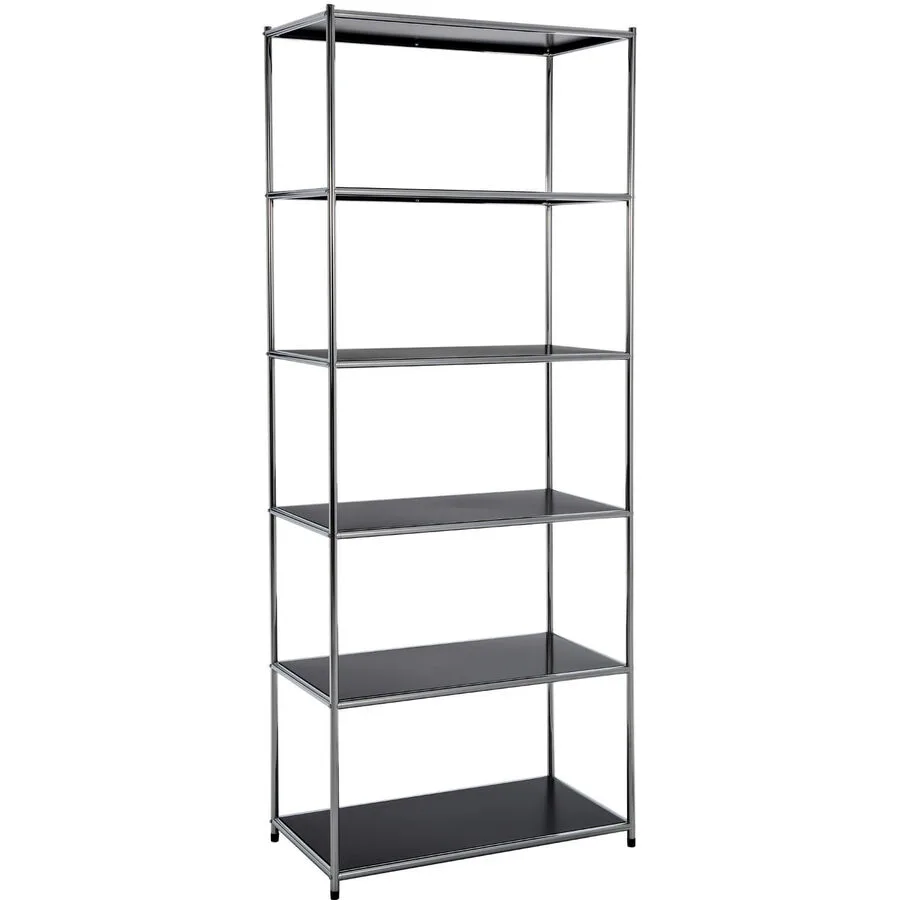 Regal Cubo Schwarz Metall 77 cm 195 cm - Möbel Konfigurator: Traummöbel individuell zusammenstellen