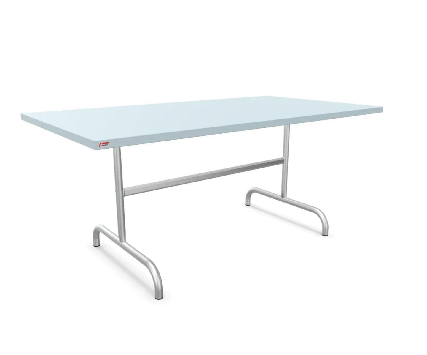 Schaffner Metall-Tisch Säntis Feuerverzinkt Blau | Schubiger Möbel