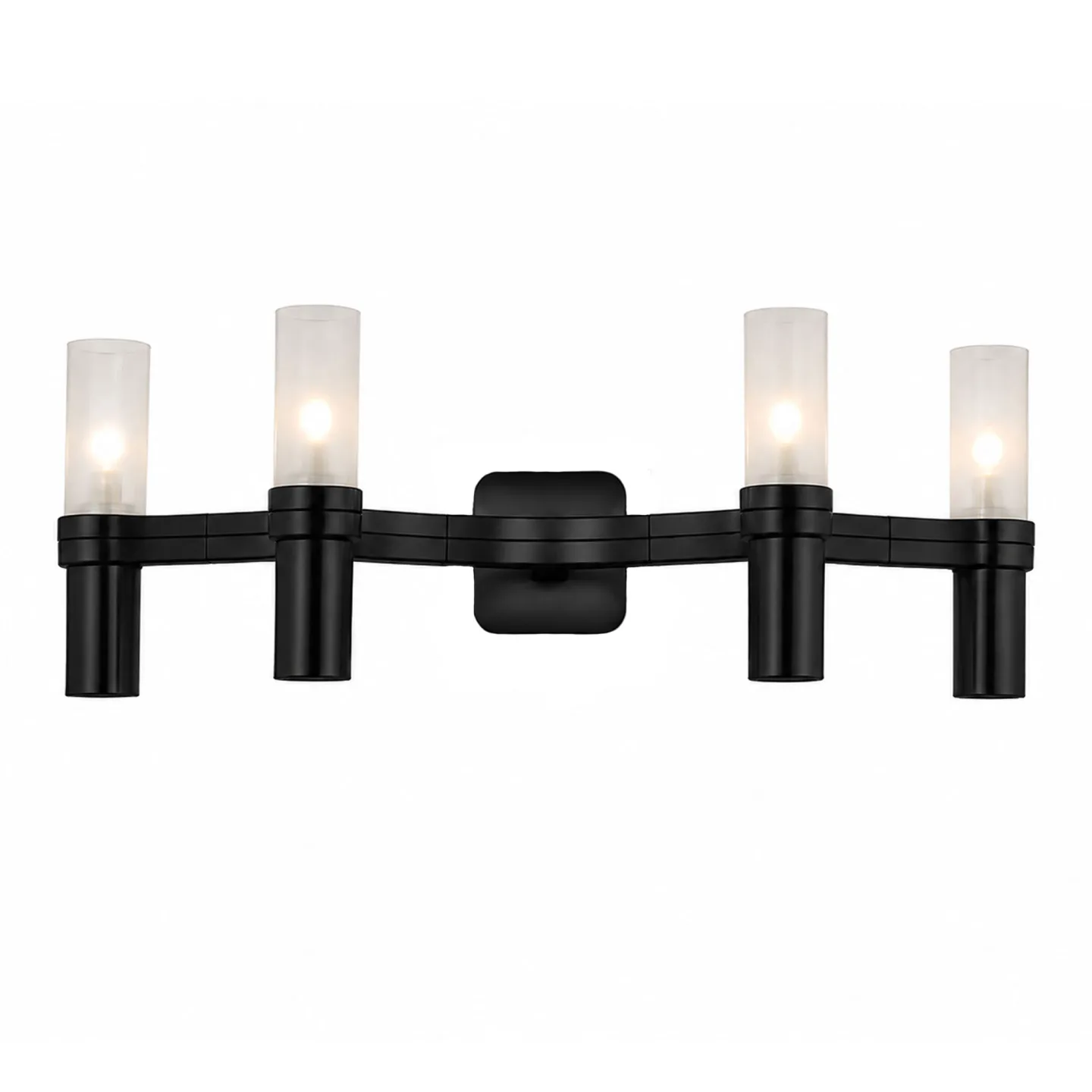 Nemo Lighting - Crown 4 vägglampa svart - Vägglampor - Jehs + Laub - Svart - Glas/Metall