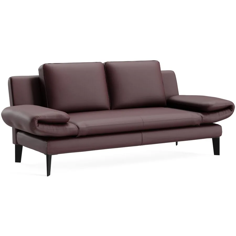 Sofa Jarek Leder burgund B 281 T 83 cm - Möbel Konfigurator: Traummöbel individuell zusammenstellen
