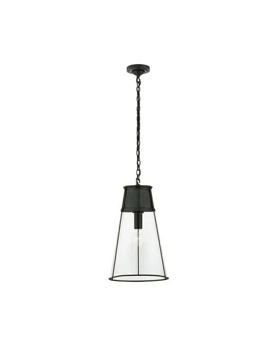 Robinson Large Pendant Bronze/Clear Glass