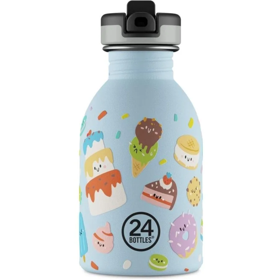 Trinkflasche 24 Bottles Blau 250 ml B 6.5 cm