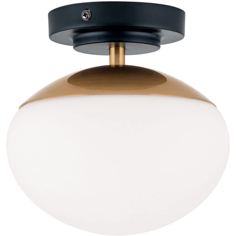 Deckenlampe Josephine Schwarz Edelstahl 18 cm