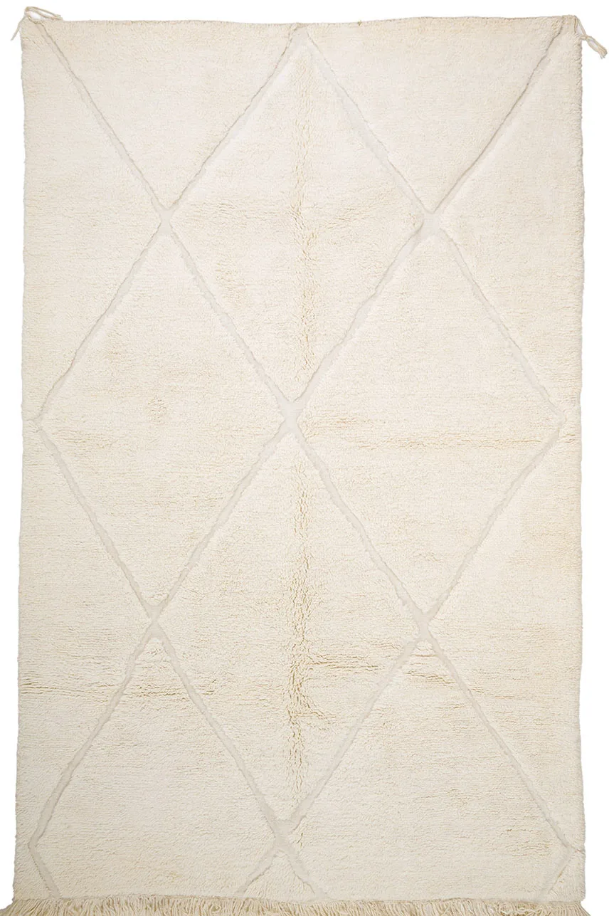 Kelim-teppe Marokkansk Beni Ourain 200 x 325 cm (Størrelse: 200 x 325 cm)