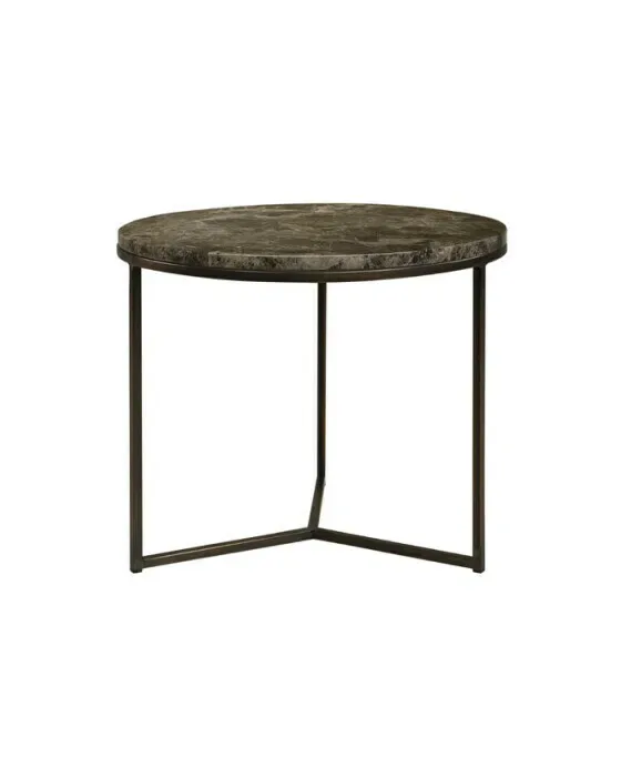 Cedes Marble Table Bronze/Dark Brown