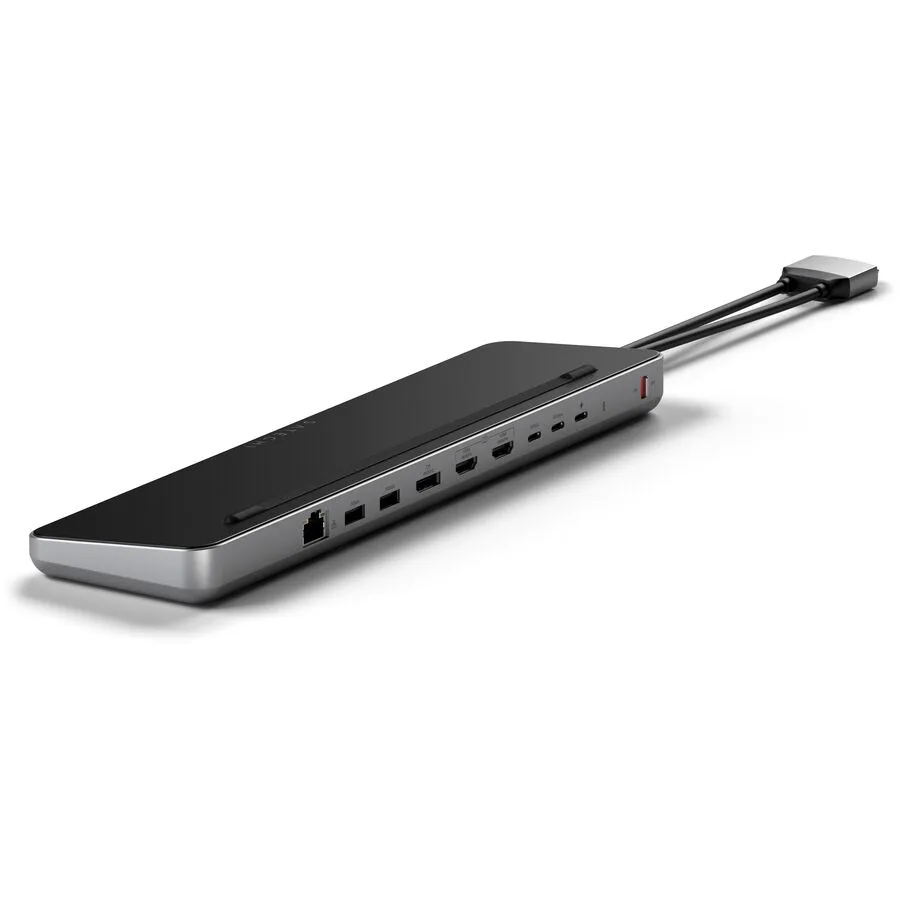 SATECHI USB-C Dual Dock und Ständer für MacBook - Farbe: graphit