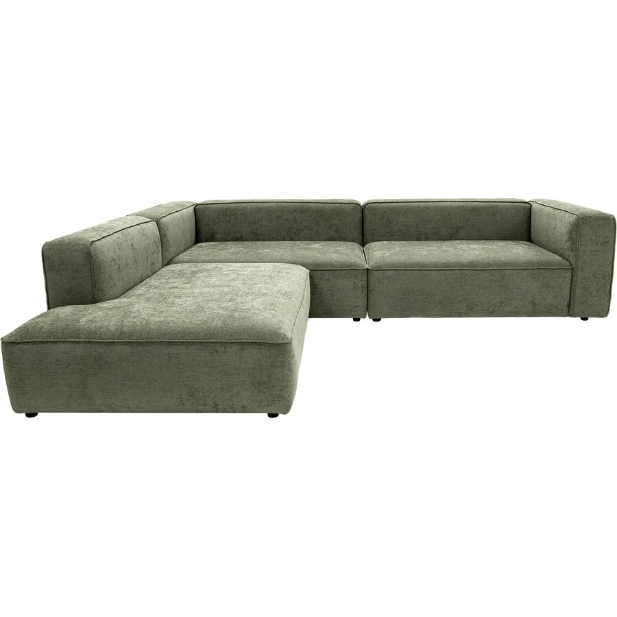Sofa Hedda Grün Polyester 290 cm 255 cm