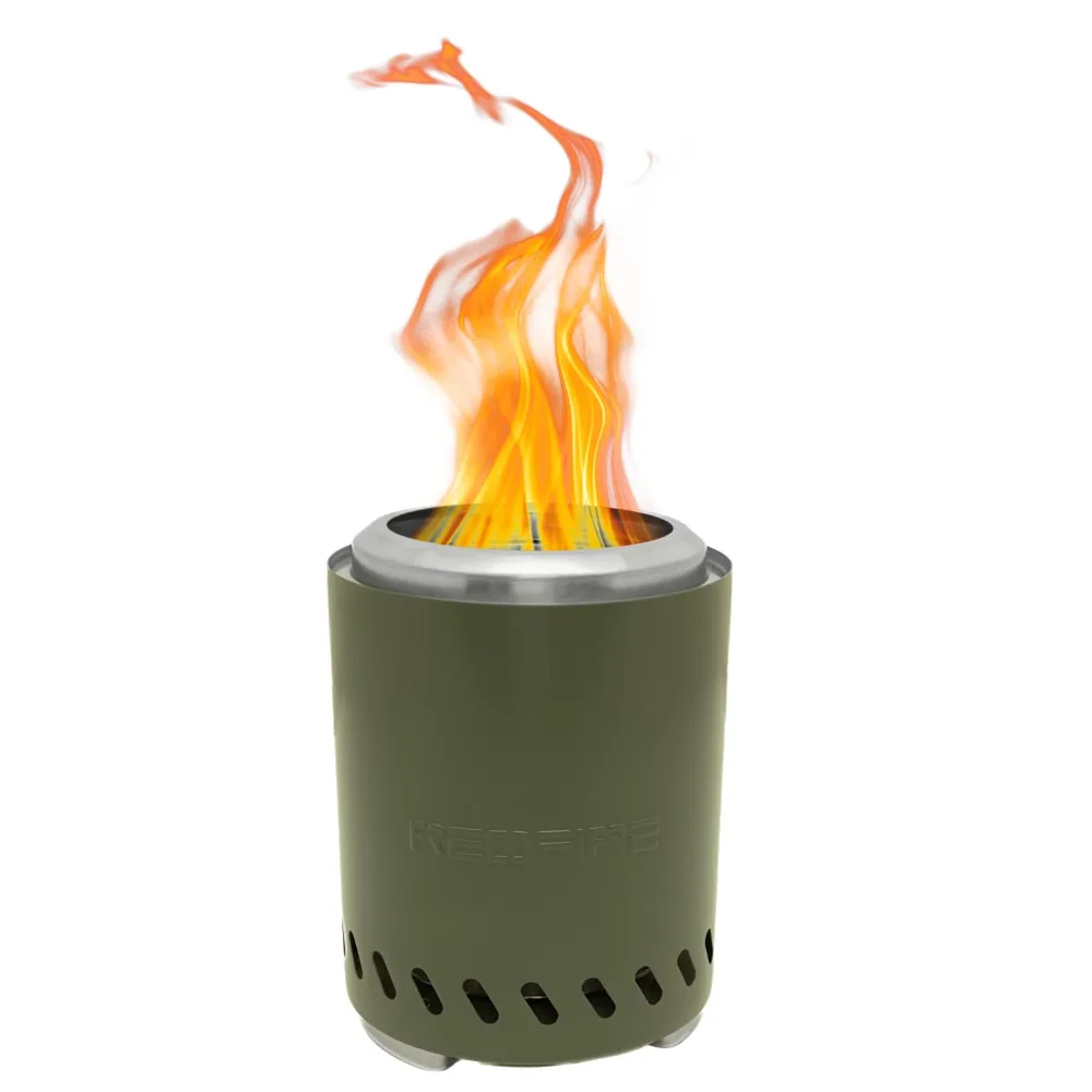 Volcano eldstad bordsvariant Medium Grön RedFire