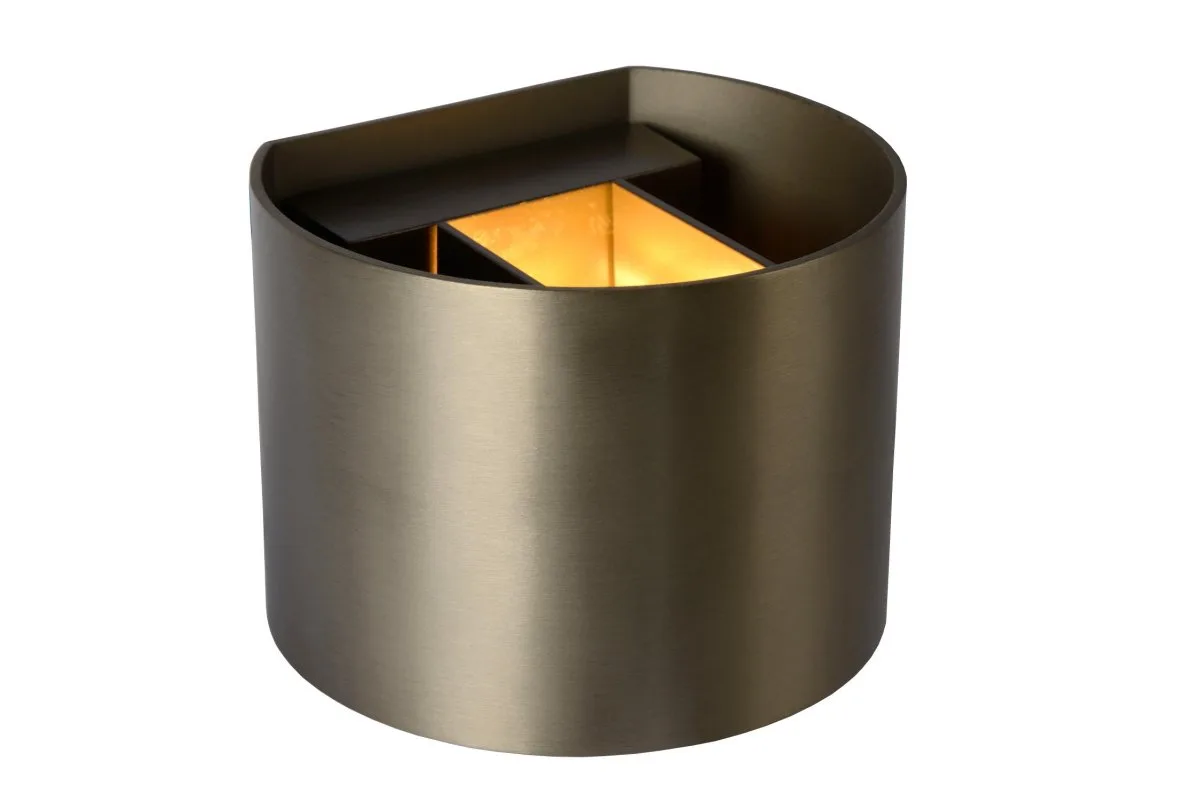 Lucide - Xio 13cm - Vägglampa - Brun