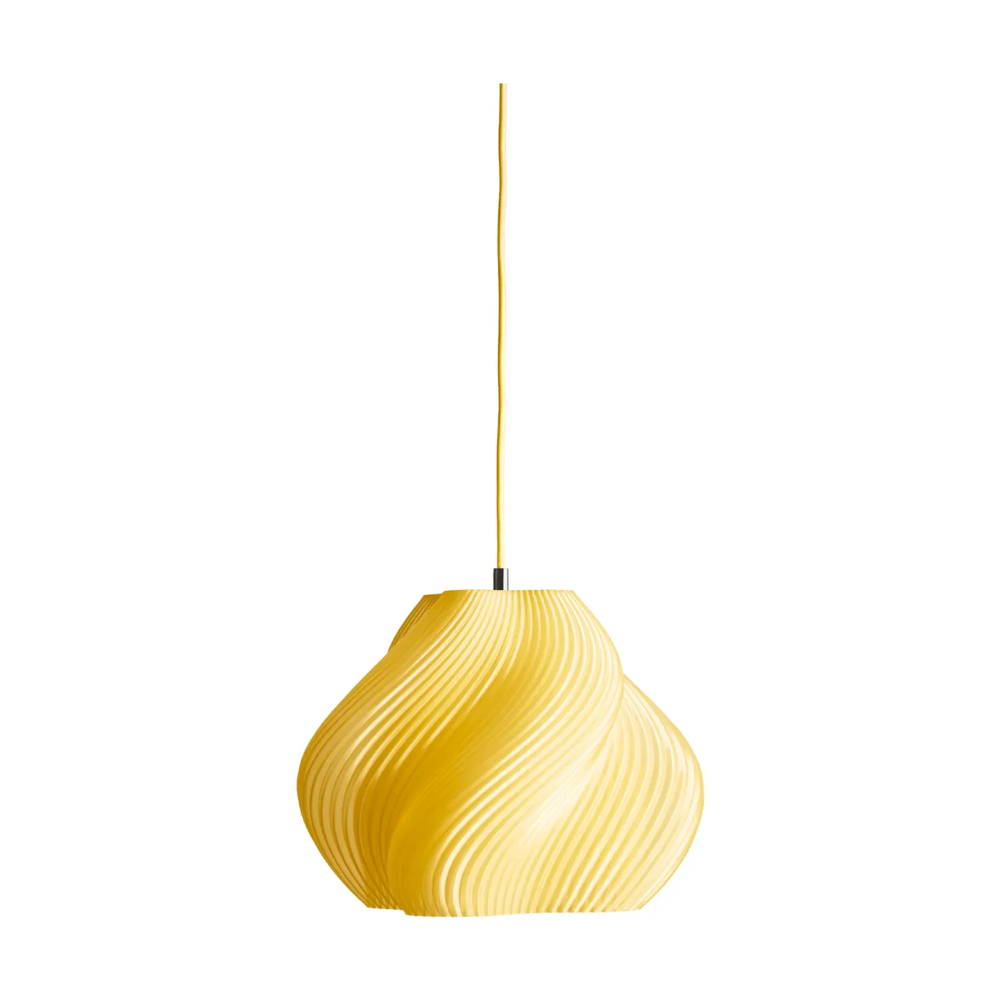 Crème Atelier Soft Serve pendel Limoncello sorbet-chrome, 02, 25 cm