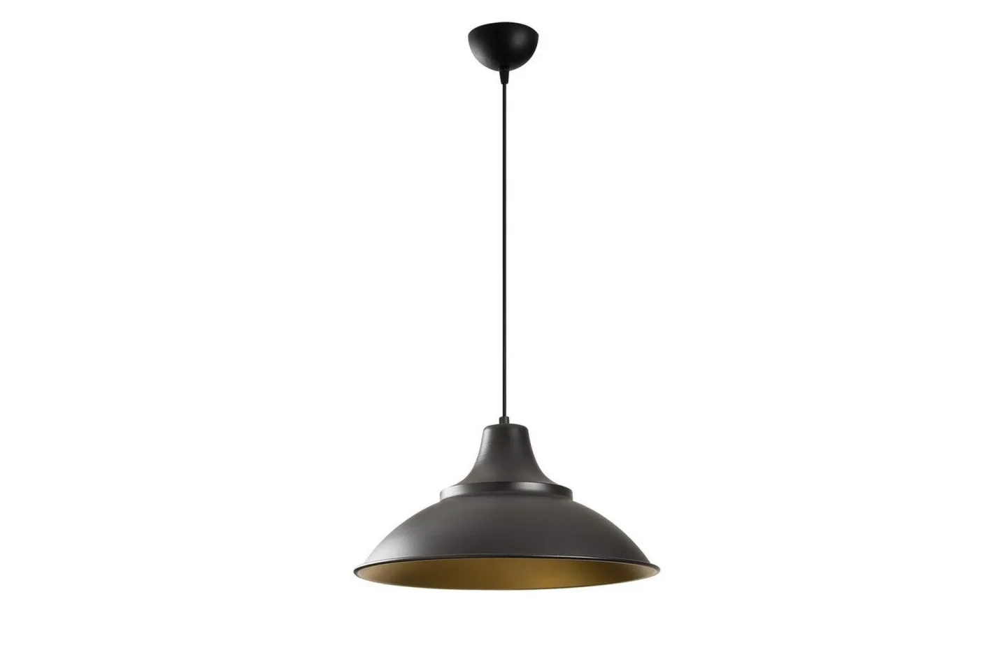 Taklampa Rathour Stratum Svart / Rany - Guld/Svart