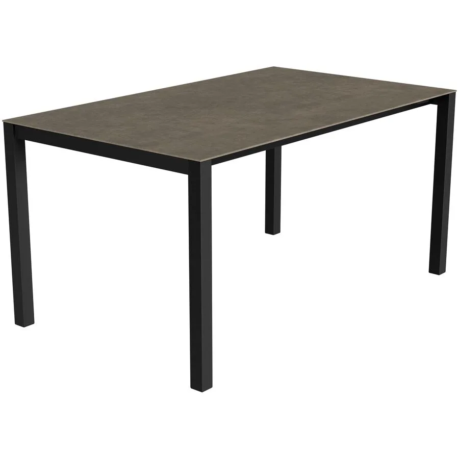 Gartentisch ausziehbar Campo Grande anthrazit / Roccia Keramik/Stahl B 150 T 90 cm - Möbel Konfigurator: Traummöbel individuell zusammenstellen