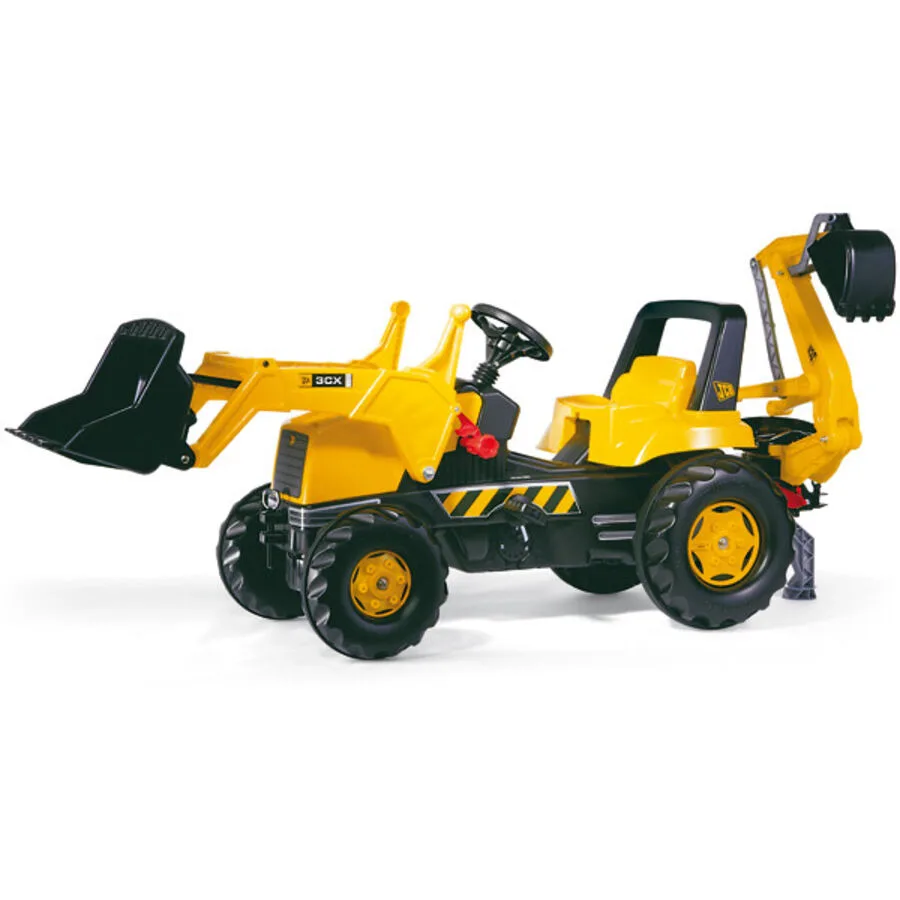 JCB Trac Backhoe-Loader Rolly Toys Gelb Kunststoff - Farbe: Gelb/Schwarz