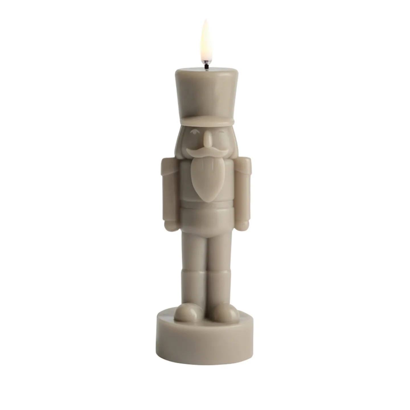 NUTCRACKER LED-Kerze, sand, Höhe 21 cm - Uyuni Lighting - Wohnzimmer - Sonstige - Einflammig