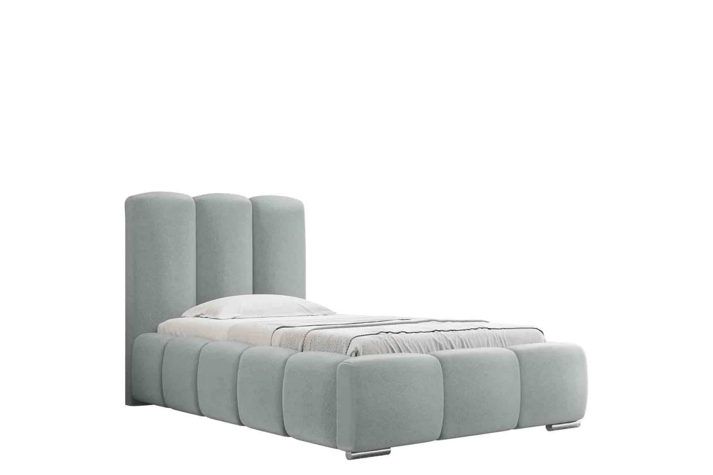 Gioia Sängram med Förvaring 90x200 cm - Grå