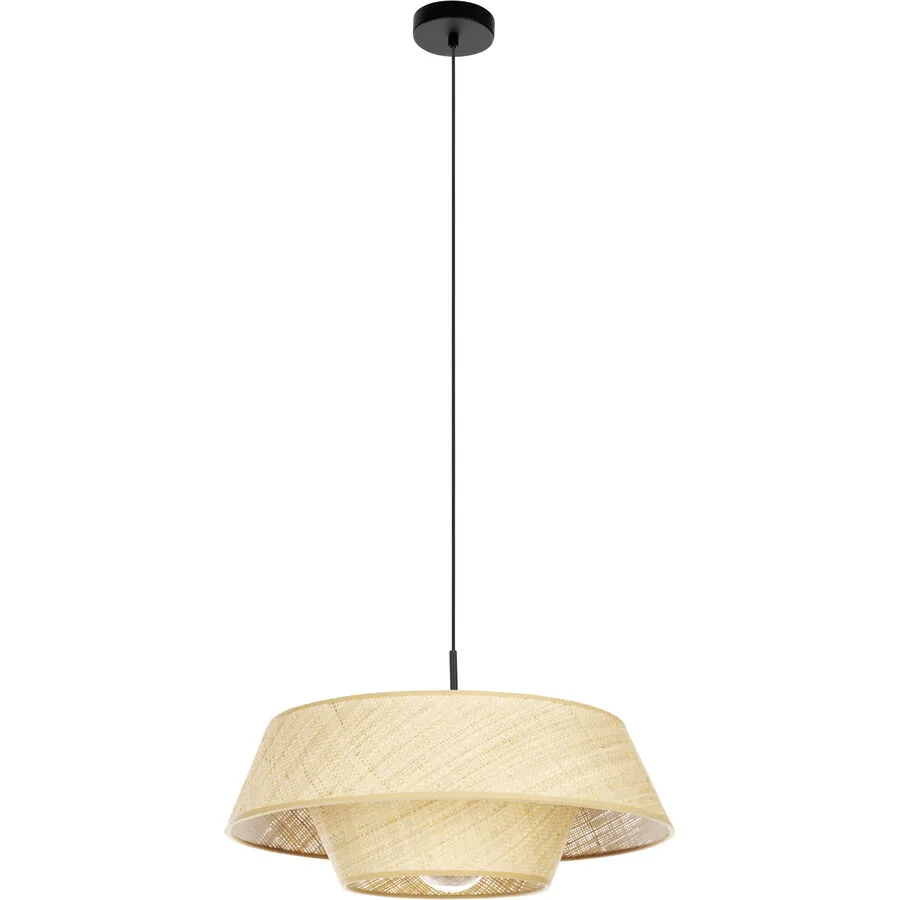 Eglo Pendellampe Marford Schwarz Stahl 110 cm