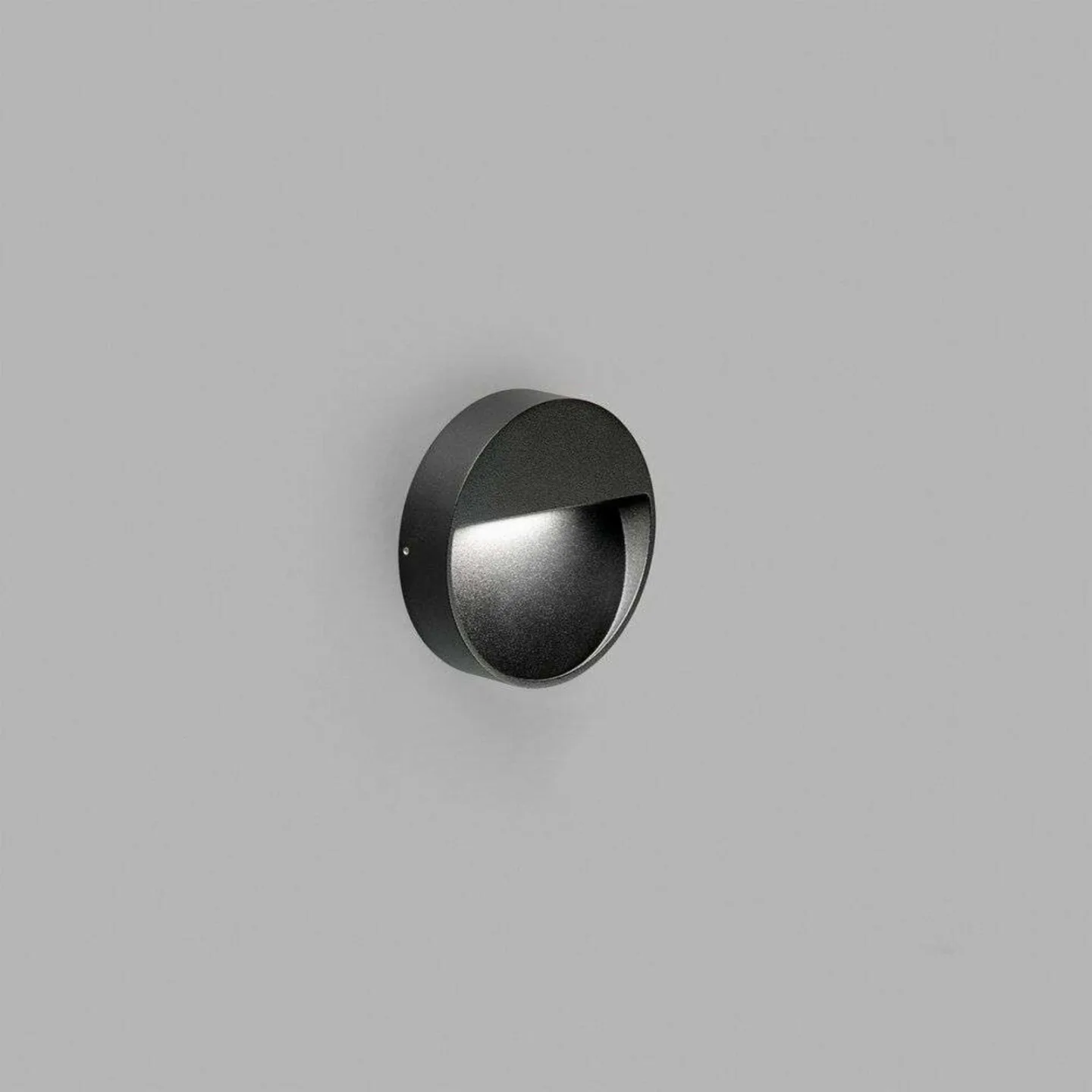 Serious 2 Wandleuchte IP54 2700K Schwarz - LIGHT-POINT - Terrasse - Aluminium