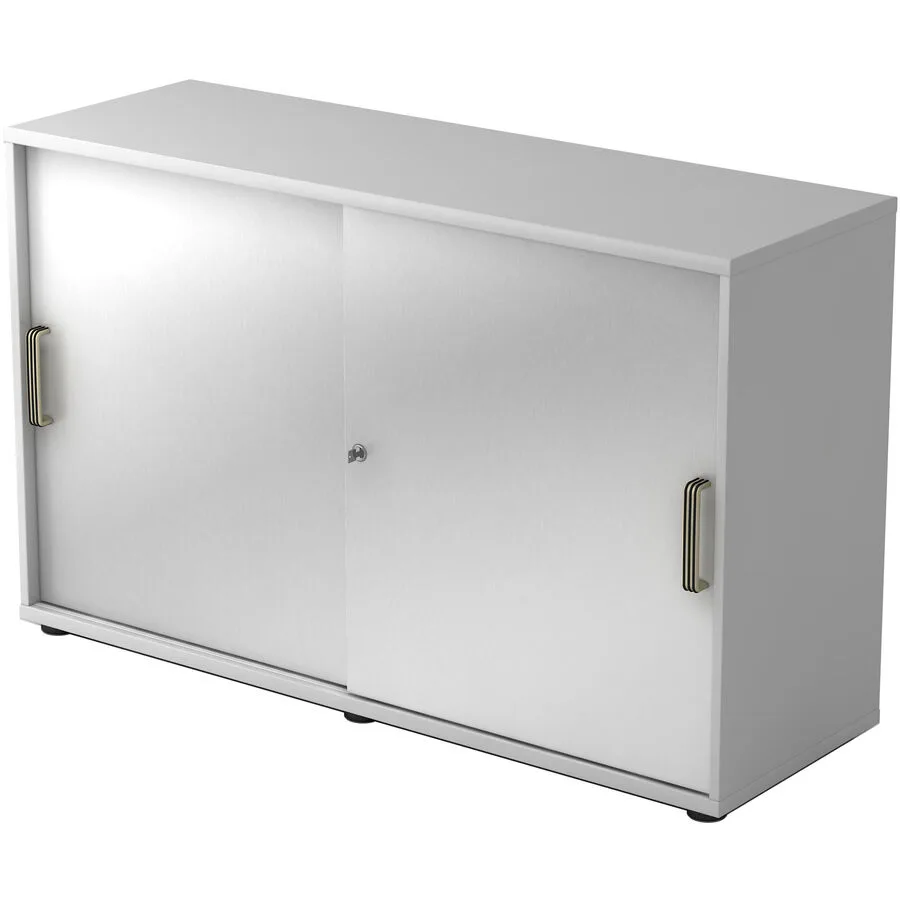 Aktenschrank Office silber Holzwerkstoff B 120 cm H 74.8 cm