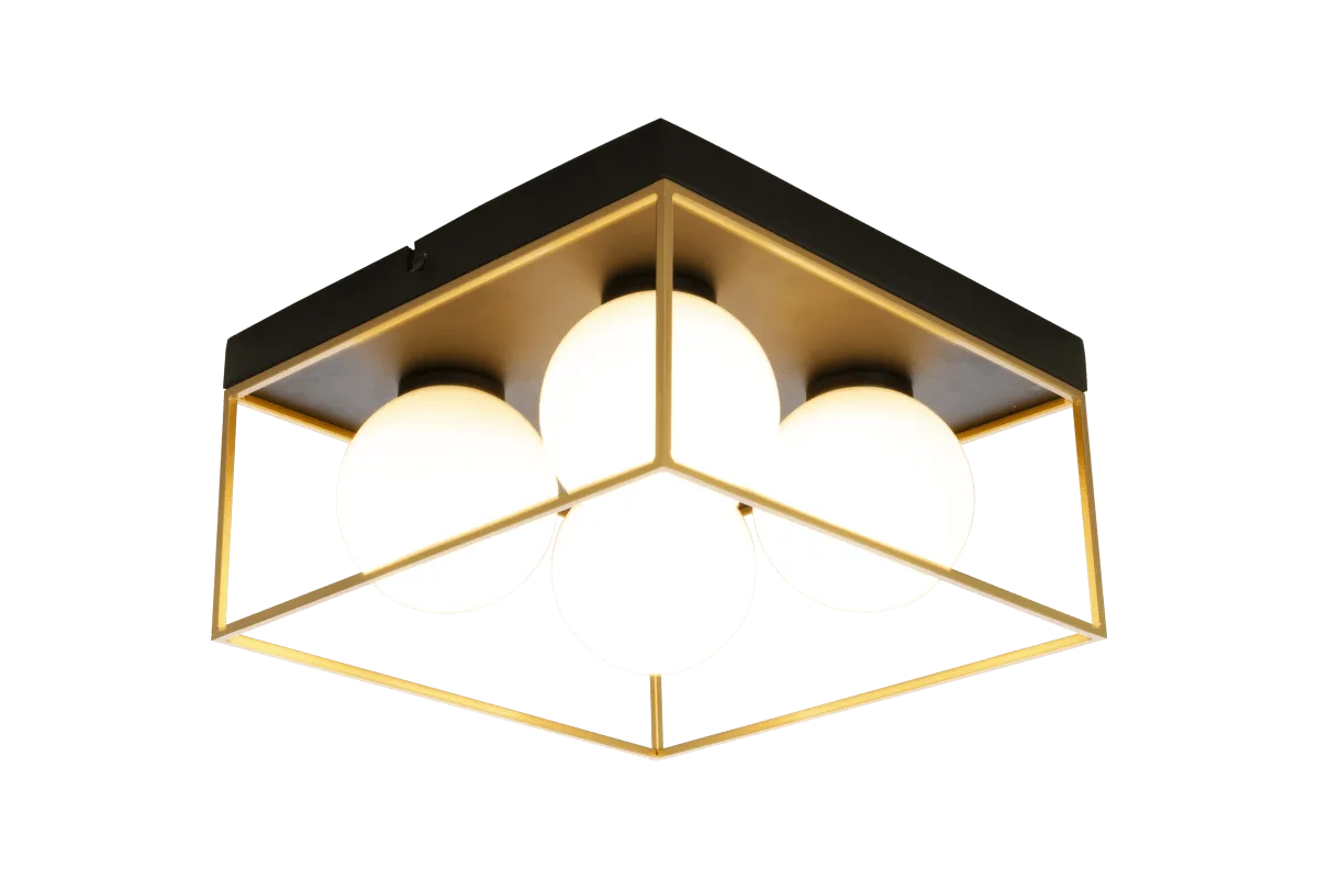 Aneta Lighting - Astro 28cm - Takplafond - Svart