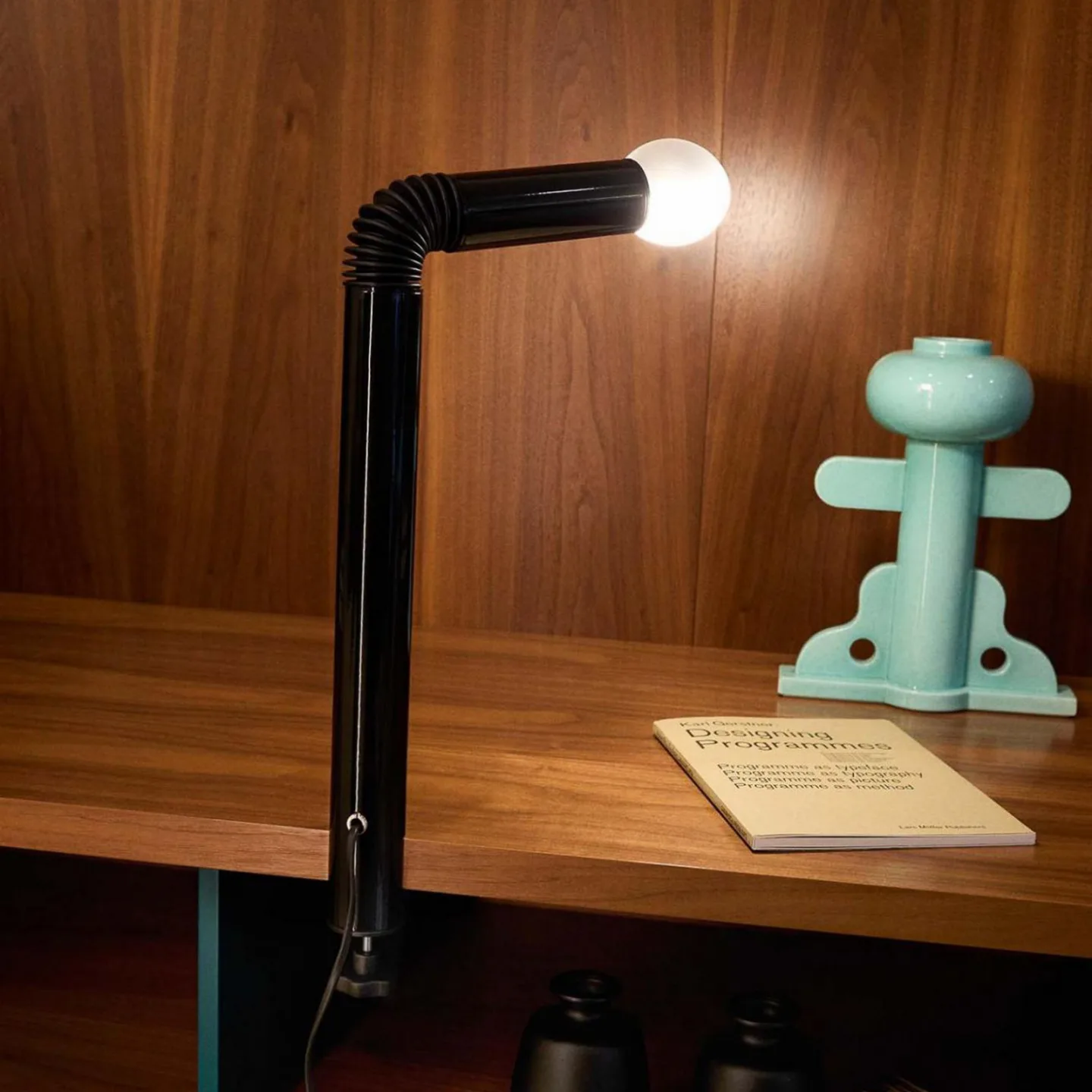 Periscopio bordlampe, sort, højde 68 cm, metal - Stilnovo - Stue - Design