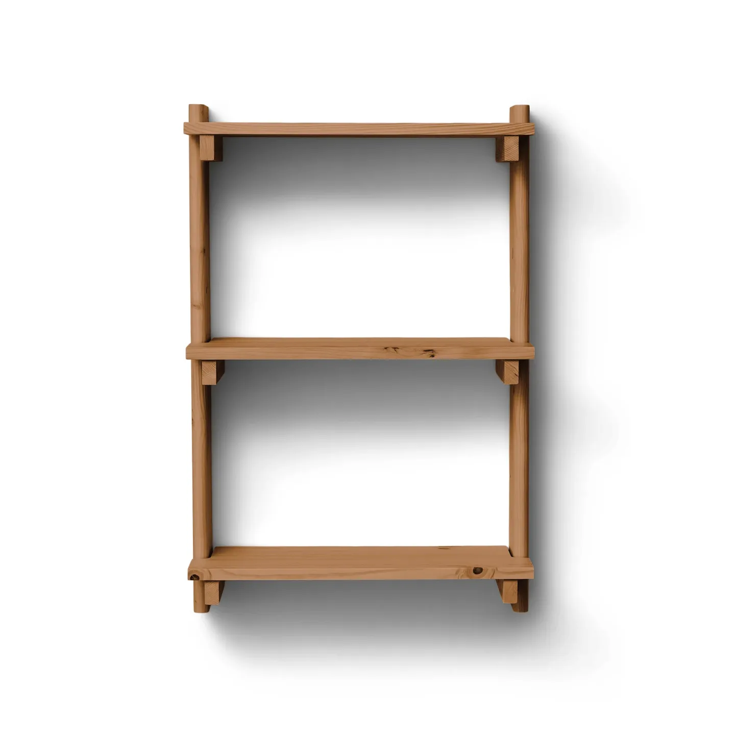 Form & Refine Beam Shelf vägghylla Deep brown pine, 60x90,5x25 cm