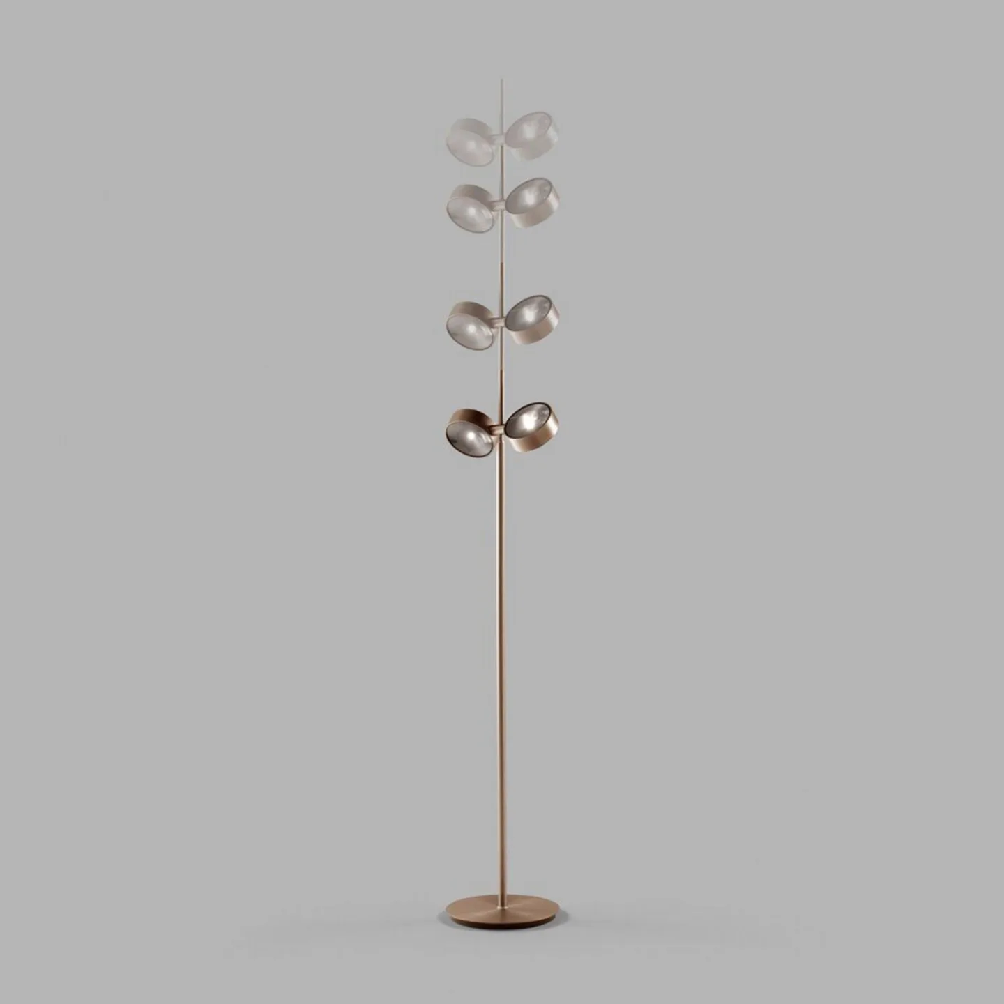 Orbit Stehleuchte Touchless Rose Gold - LIGHT-POINT - Wohnzimmer - Aluminium