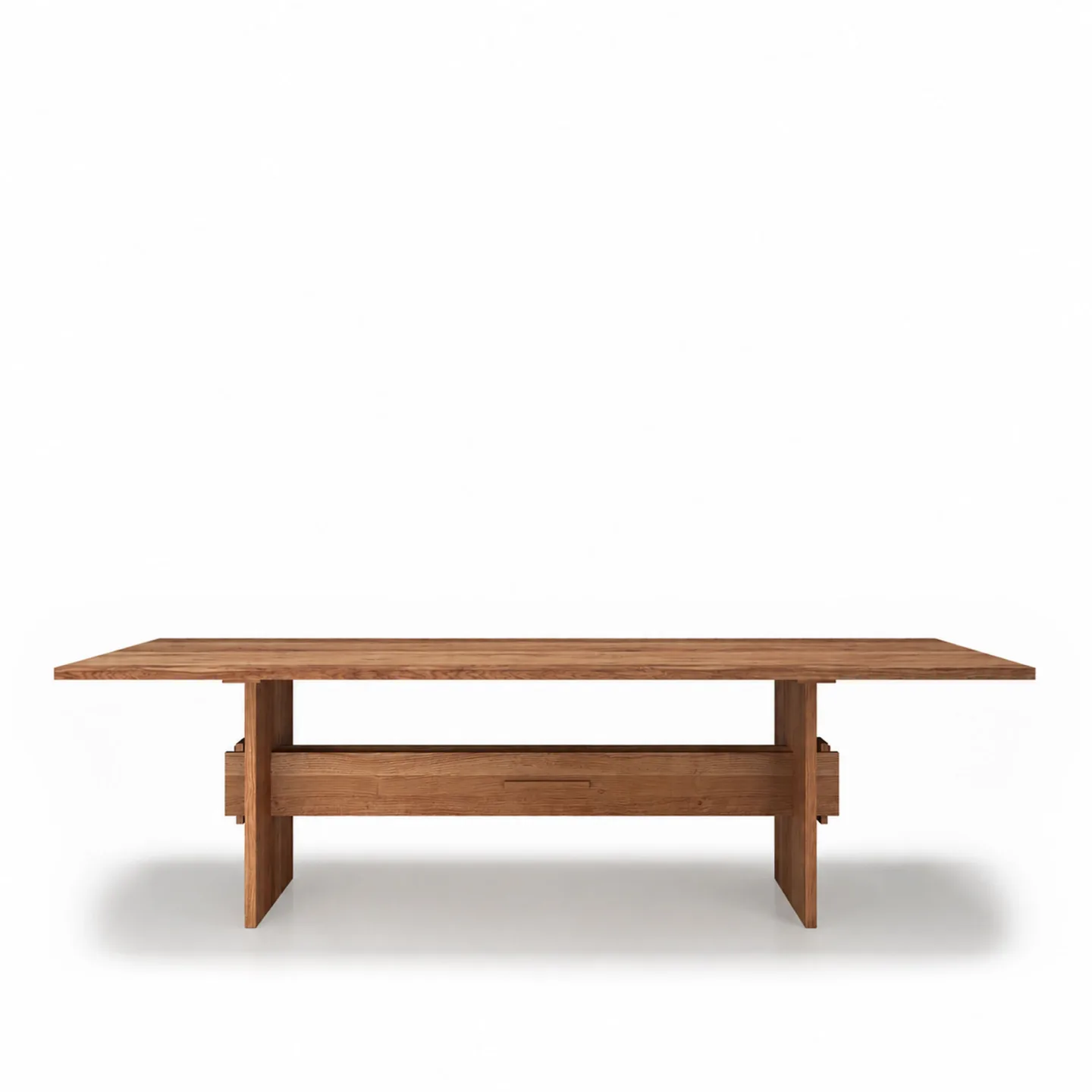 Dk3 - Jeppe Utzon Table #2 L240 x W100 x H72 cm Max 2 extension leaves Oak - oil - Matbord - Jeppe Utzon - Brun - Trä