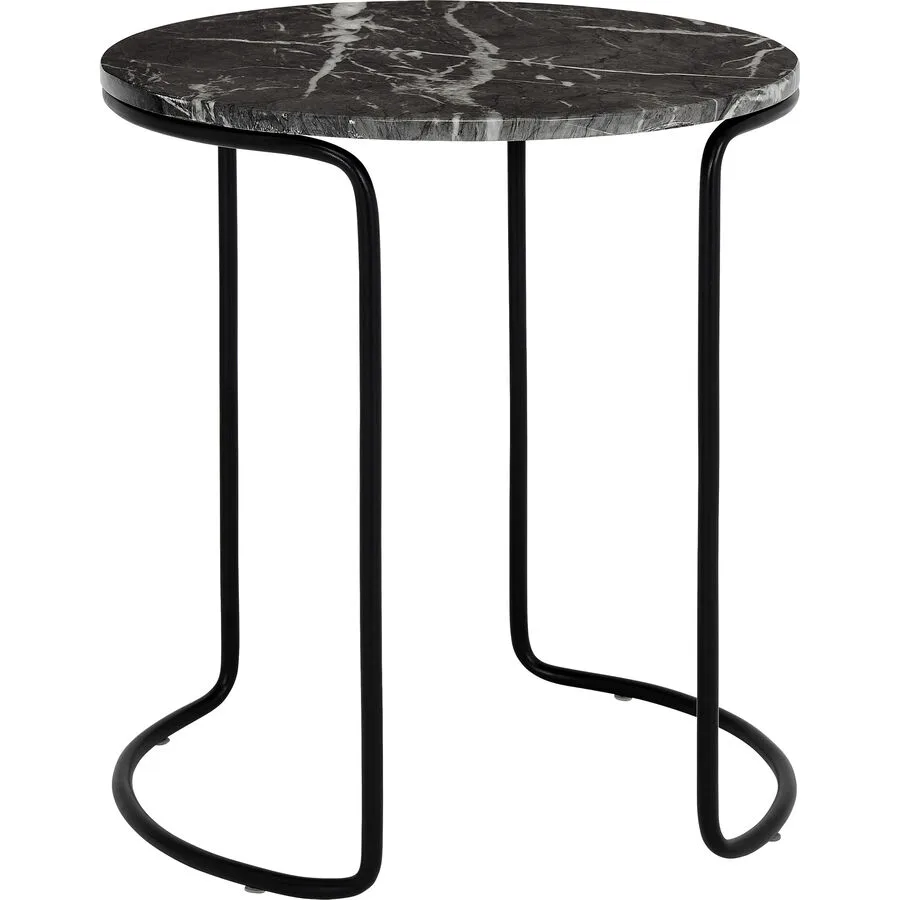 Beistelltisch Anisha marmor MDF B 31 H 35 cm