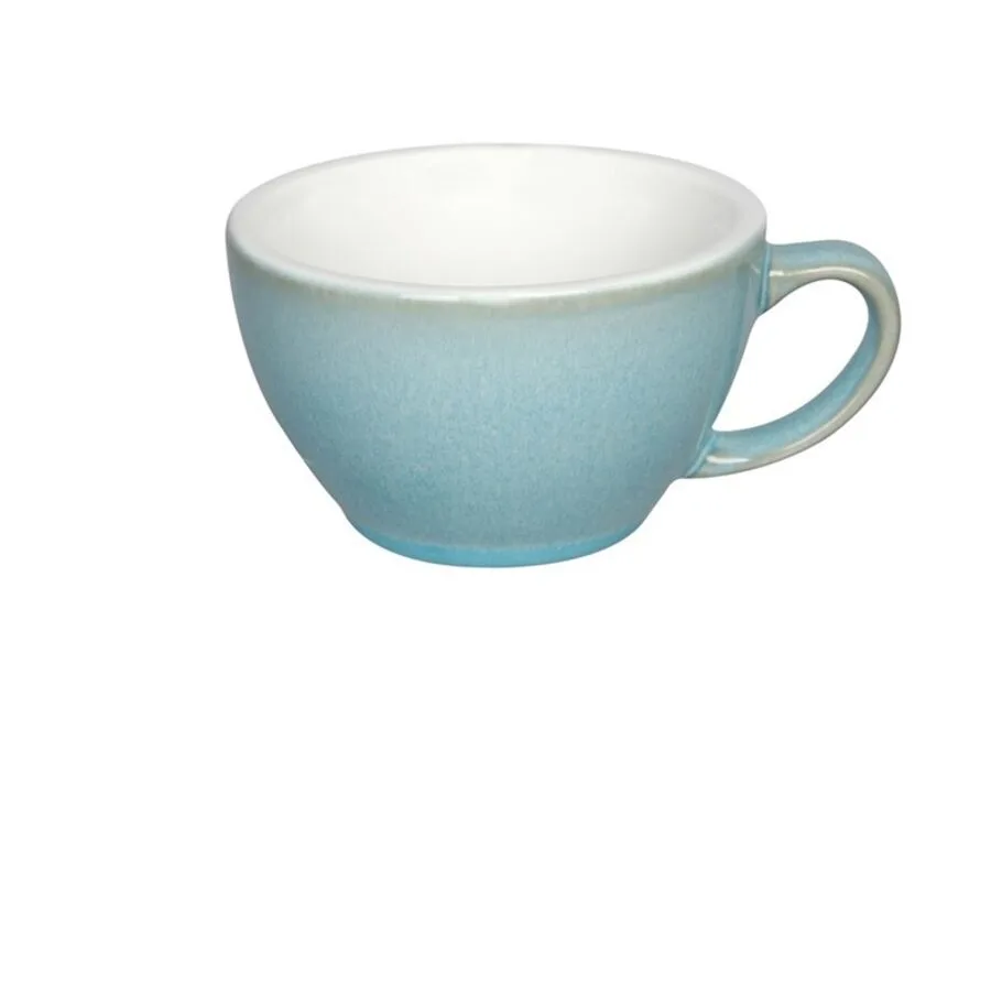 Diverse Café-Latte-Tasse Eggi eisblau Porzellan H 7 cm 0.3 l