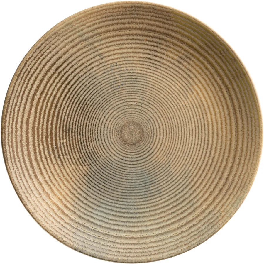 Teller flach Terra hellbraun Steinzeug D 27 cm 1 Stk