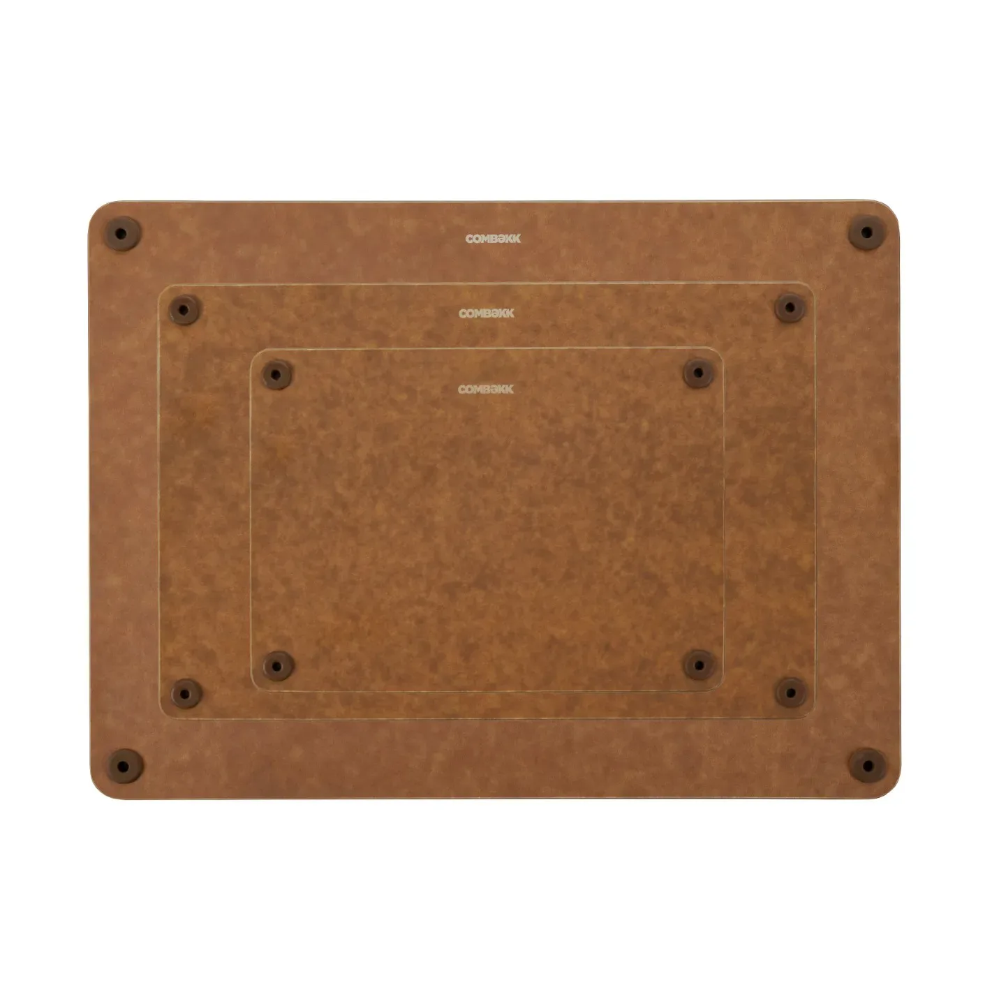 Combekk Combekk Schneidebrett Holz 3-teilig Brown