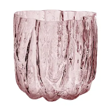 Kosta Boda Crackle Vase 12,1 cm Rosa
