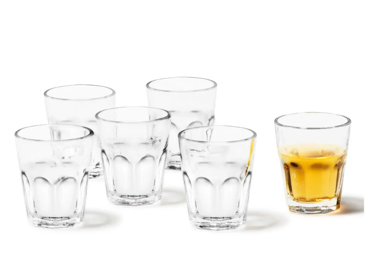 Alltron Schnapsglas Stamper, Rock 50 ml, 6 Stück Transparent | Schubiger Möbel